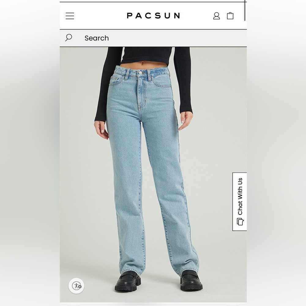 PacSun Women's Light Indigo 90s Boyfriend Jeans